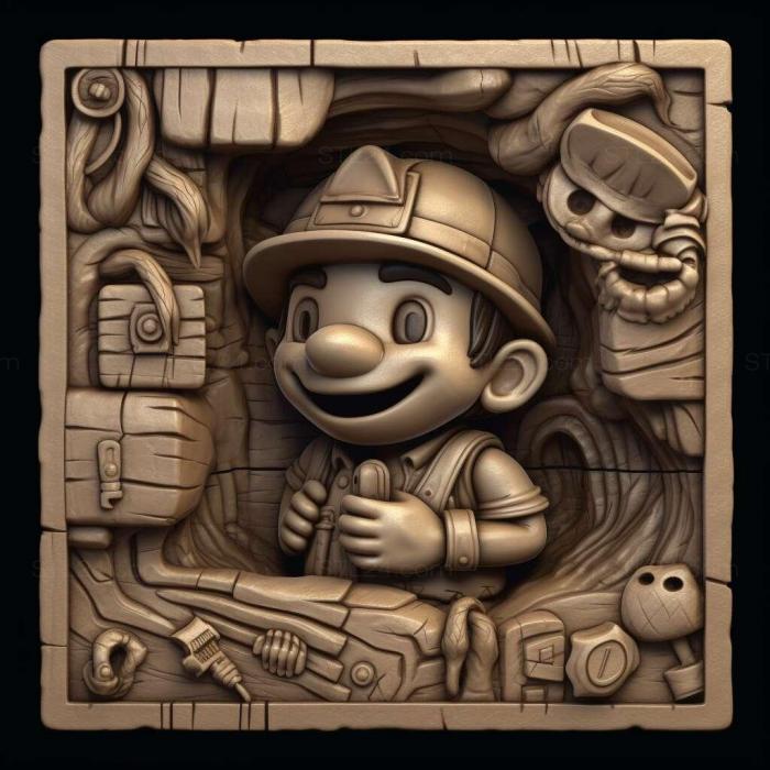 Games (Spelunky 2 3, GAMES_31883) 3D models for cnc